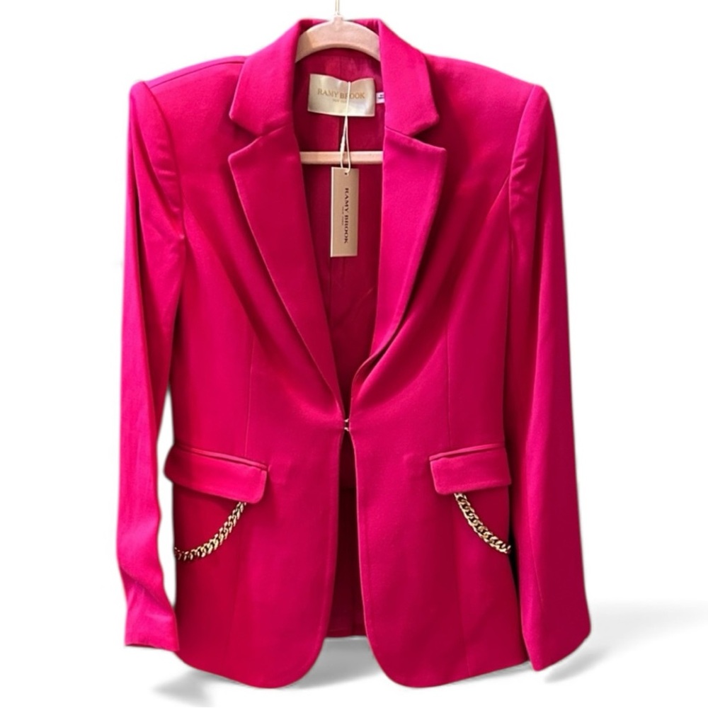 RAMY BROOK LEILANI JACKET, Size XS (0), $600 MSRP, NWT, With Sold Chains, NWT